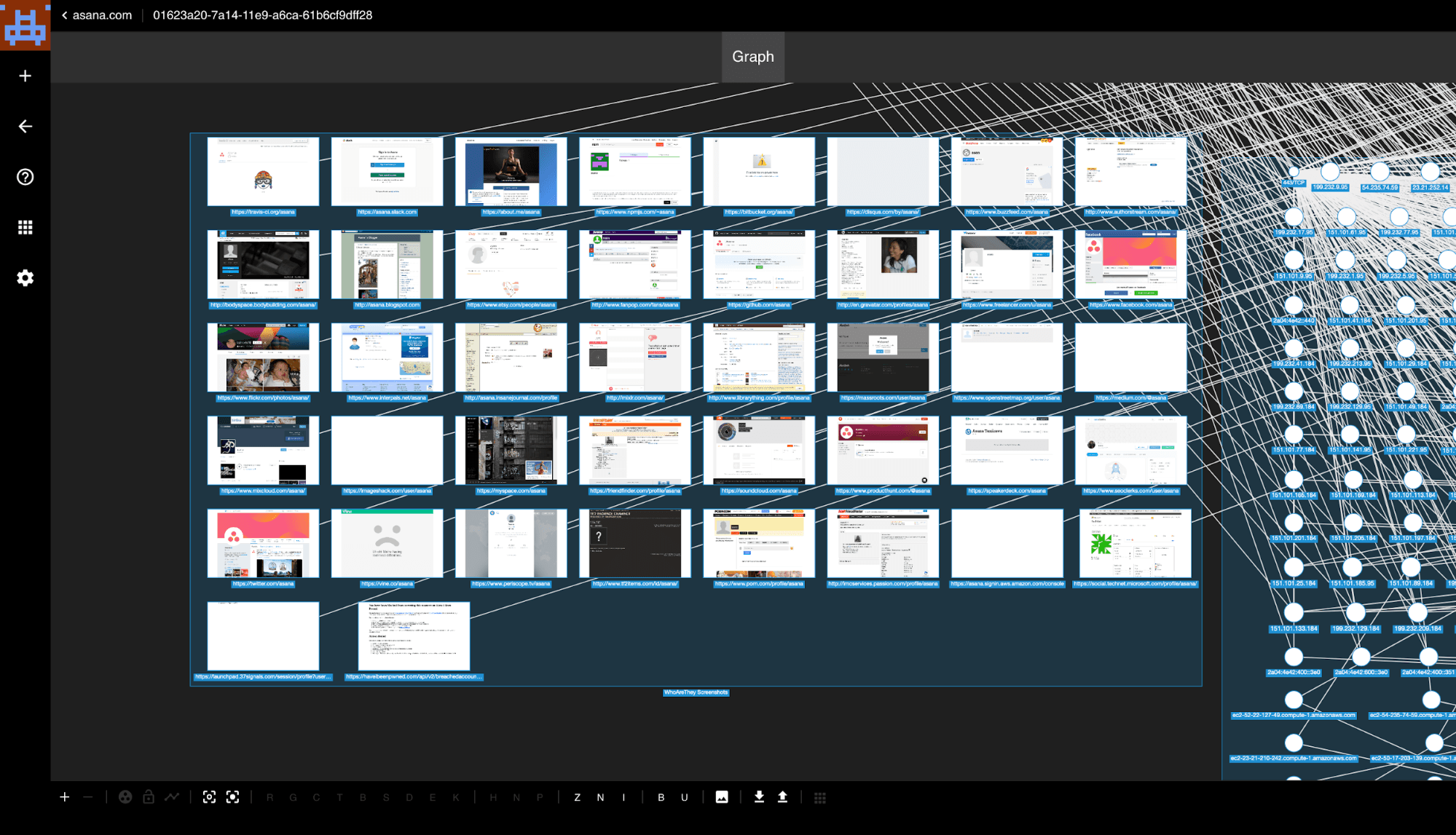 graph screenshot view