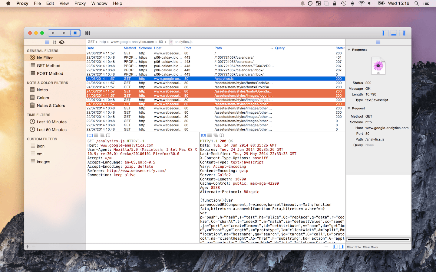 proxy.app on yosemite