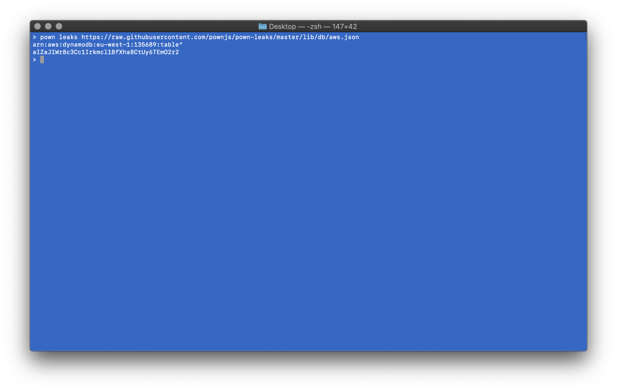 pown leaks cli