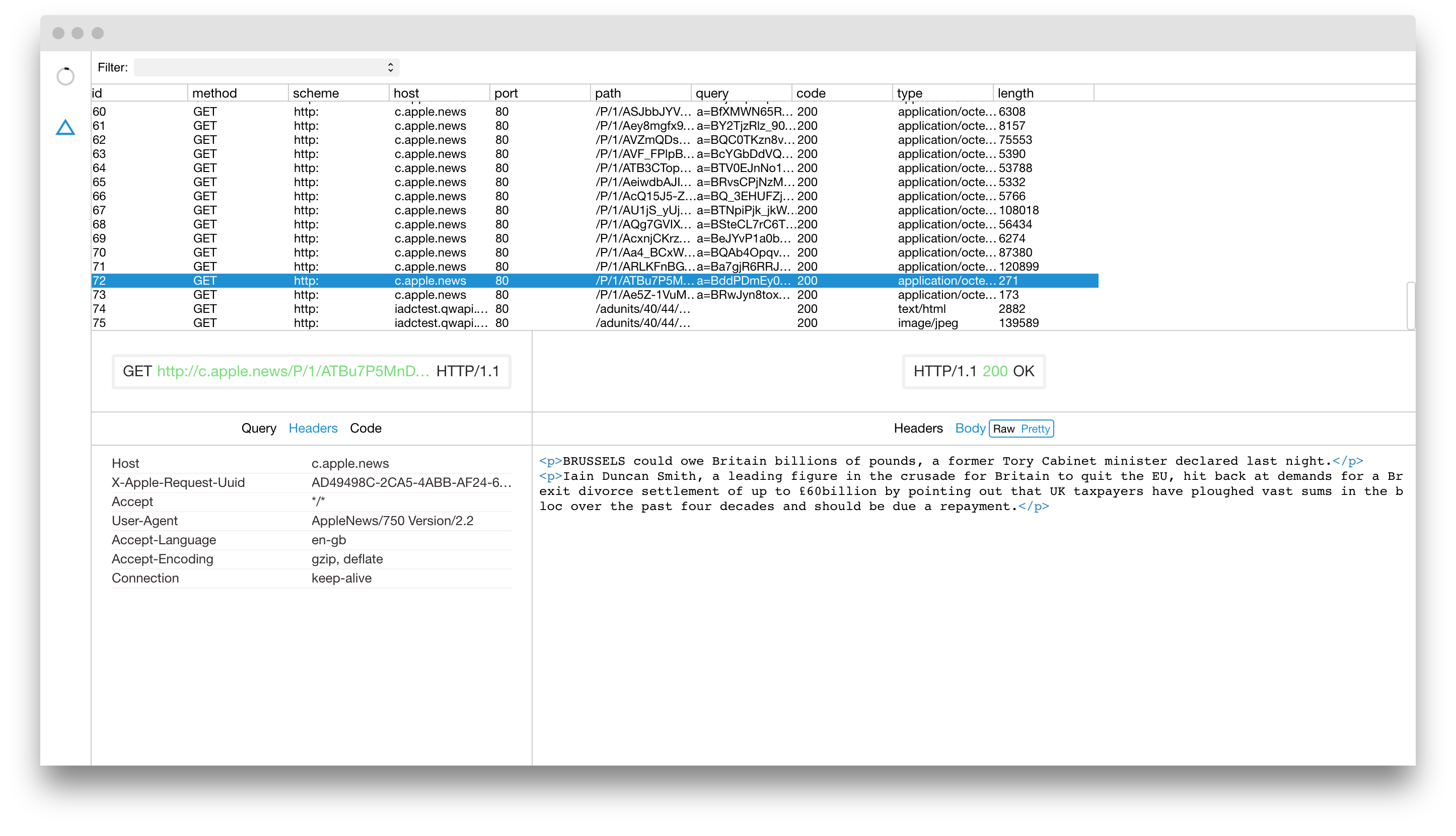 wireshark https traffic in ios app